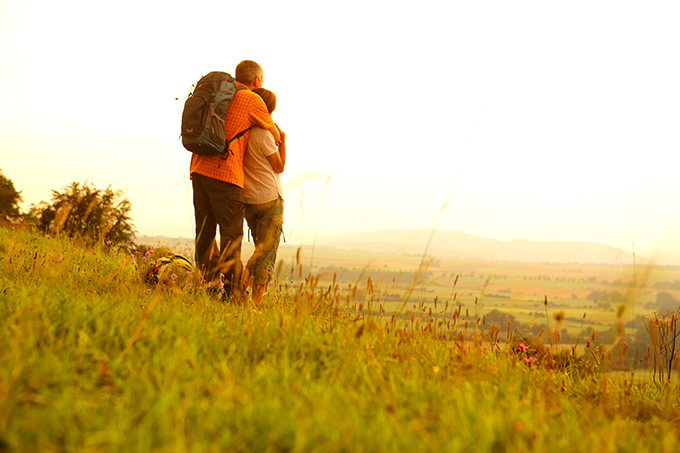 Wandern im Frühling