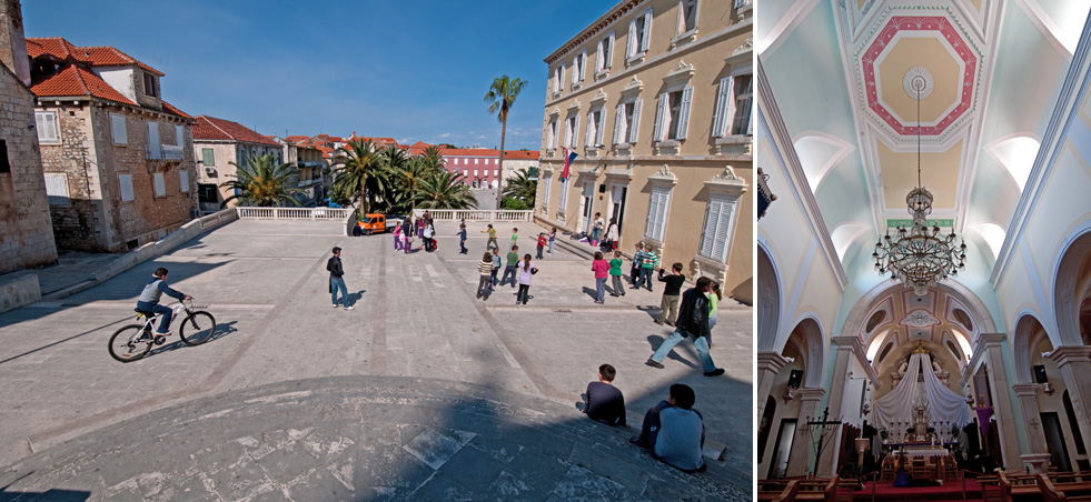 Jetzt im Frühling strahlt Supetar, die kleine Inselhauptstadt von Brač, himmlische Ruhe aus. Da lohnt sich ein Besuch der hübschen kleinen Pfarrkirche des hl. Petrus. 